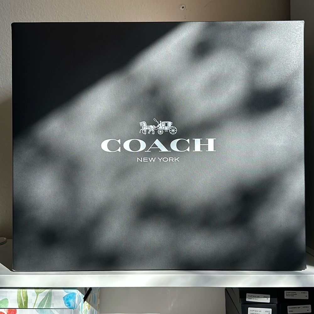 🧡 Coach Box, Ribbon, Shopping Bag